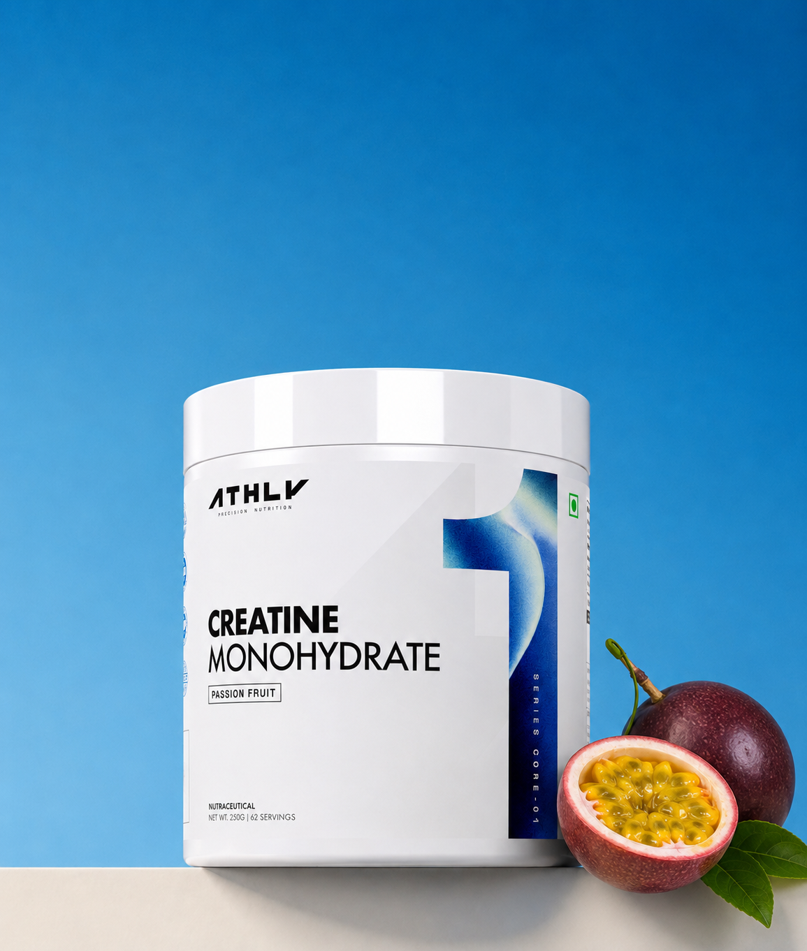 ATHLY Micronized Creatine Monohydrate 250g | Lab Tested | 83 Servings